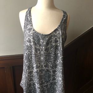 Woman’s patterned racer back tank